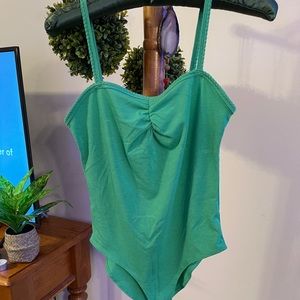 green bodysuit